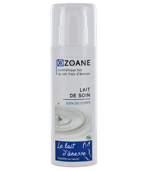 Ozoane Lait corporel de soin au lait d'ânesse 200ml