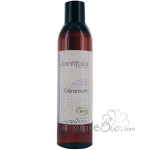 Eau florale de G�ranium Adoucissante, peaux ab�m�es Centifolia Centifolia
