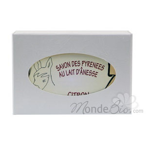 Ozoane Savon au lait d'ânesse + huile essentielle de Citron 100g