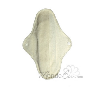 Popolini Lot de 5 Serviettes hygiéniques lavables en coton biologique