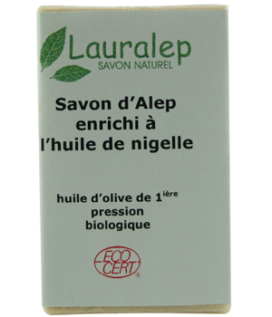 Lauralep - Aleppo soap enriched with Nigella 150gr