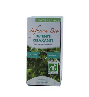 Natessance Infusion détente relaxation goût Anis 20 sachets