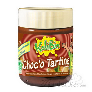 Choc'o tartine pâte à tartiner bio aux Noisettes Kalibio 270g