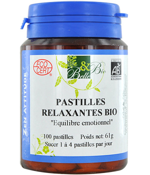 100 Pastilles Relaxant aux Huiles Belle et Bio