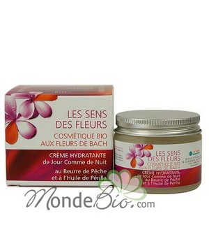 Cr�me de jour nuit Beurre de P�che et P�rilla 50ml Les Sens des Fleurs