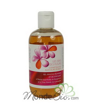 Gel douche relaxant et destressant Bergamote et Camomille 250ml Les sens des fleurs