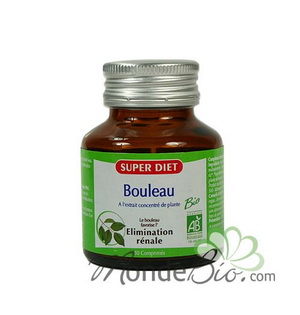 Bouleau Bio Drainage Elimination 80 comprimés 380gr Superdiet