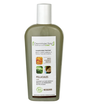 Dermaclay  - Anti dandruff shampoo with Green Clay, Juniper & Rosemary 250ml