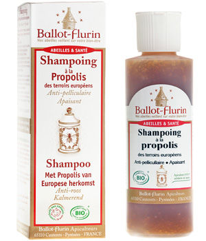 Ballot Flurin - Shampoing de soin régénérant à la propolis purifiée 125ml