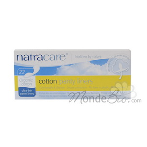22 Prot�ges slip incurv� en coton Natracare