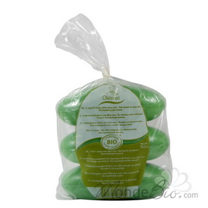 Lot de 3 Savonnettes � l'Aloe vera bio 3X150g Oleanat