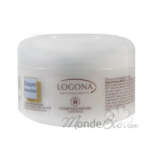 disques pr� impr�gn�s d�maquillants 50 Logona