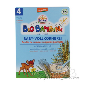 Bouillie instantan�e de c�r�ales compl�tes b�b� d�s 4 mois S