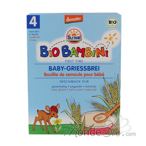 Bouillie de Semoule bébé dès 4 mois 200gr Sunval