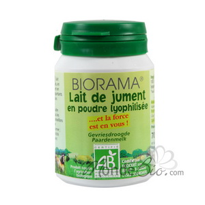 Lait de jument lyophilis� en poudre Biorama
