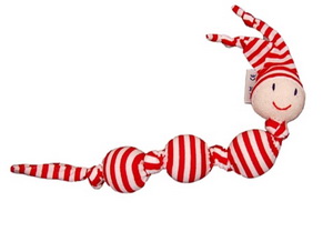 Doudou rattle sneeky rouge 33cm Keptin jr