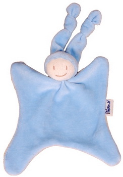 Doudou Boyo bleu pastel Boyo Blue 25 Keptin jr