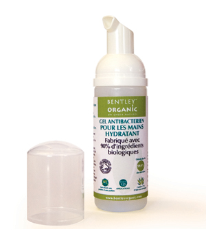 Mousse lavante antibact�?©rienne hydratante mains sans alcool Bentley Organic