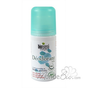 D�odorant bille douceur Menthe Poivr�e Bioregena 50ml Bioregena