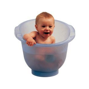 Popolini Baignoire Shantala Bleue: le bain écologique de 0 à 12 mois