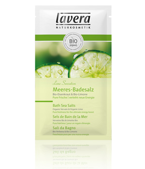 Lavera Sels de Bain Instant de Fraîcheur Verveine Citron Vert Body SPA 80ml