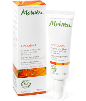 Melvita - Apicosma refreshing cream for normal/combination skin with Propolis, Apricot & Jojoba 50ml