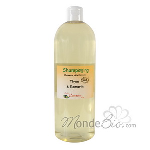 Shampoing cheveux d�vitalis�s Thym et Romarin 1L Centifolia