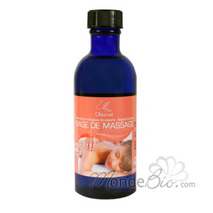 Base de massage Huiles de S�same et Noyaux d'Abricot 100ml Oleanat
