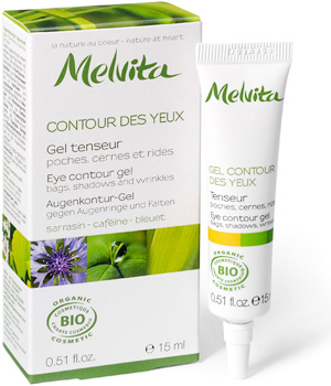 Melvita -  Eye contour gel cream with Buckwheat, Caffeine & Cornflower 15ml