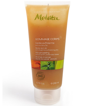 Melvita -  Extra-soft body scrub with Orange & Cane Sugar 200ml