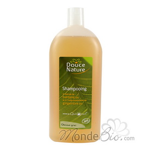 Shampoing cheveux gras Bardane Gingembre 500ml Douce Nature