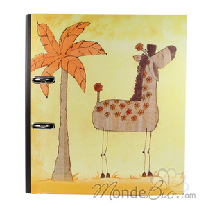 A4 Format 2 Ring Binder - 75 Mm Back - Giraffe