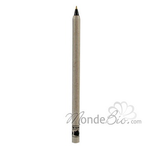Stylo �?  bille noir avec corps gris en carton Rentree Ecologique