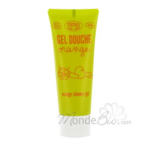 Gel douche orange tube de voyage 75ml Patyka