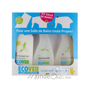 Eco Kit Salle de Bains 2 produits achet�s=1 OFFERT Ecover 3.5kg Ecover