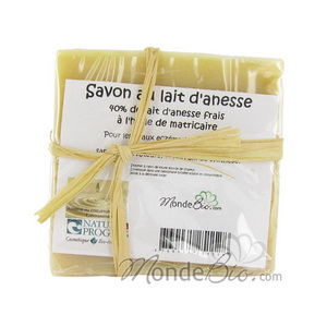 Laboratoire Paysane Savon à 40% de lait d'ânesse à l'huile de Camomille matricaire 100g
