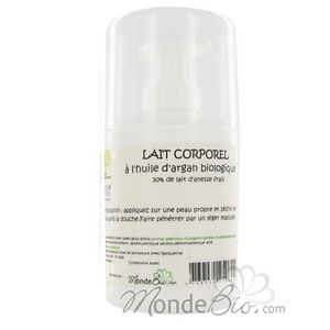 Laboratoire Paysane Lait corporel à 30% de lait d'ânesse Argan Rose peau normale 200ml