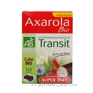 SuperDiet - Axarola Rhubarbe Figues Dattes Radis noir 10 cubes à mâcher 100ml