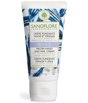 Cr�me fondante mains et ongles Karit� Jojoba Lavande 50ml Sanoflore