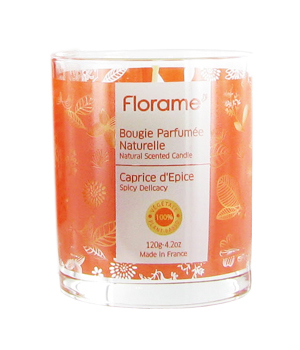 Bougie parfum�e Caprice d'Epice Florame