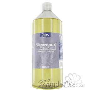 Gel bain douche familial � l'huile essentielle de Lavandin 1L Gravier
