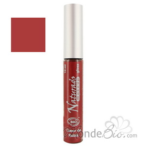 Naturado - Anti wrinkle lip gloss - Ruby Heart: Carmine red 10ml