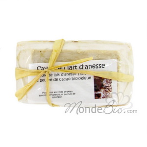 Laboratoire Paysane Savon chocolat et 40% lait d'ânesse 100g