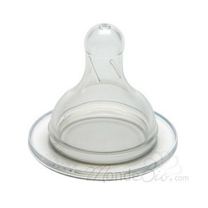 3 Tétines goulot large silicone non toxique Débit lent 0 3m