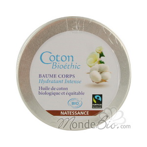 Baume corps hydratant Coton Bioethic 100gr Natessance