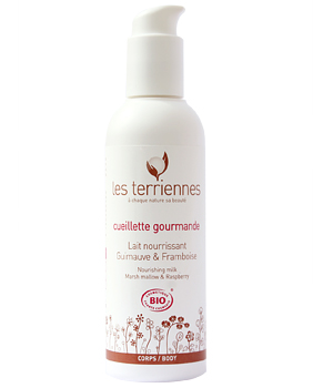 Cueillette gourmande Lait nourrissant Guimauve et Framboise 200ml Les Terriennes