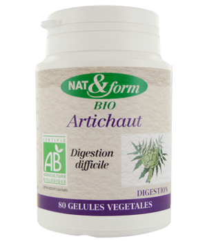 Nat et Form - Artichaut 80 gélules 200mg