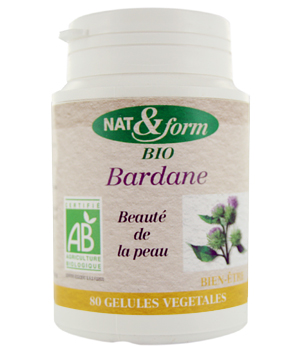 Nat et Form - Bardane 80 gélules 250mg