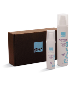 Coffret Nafha Lait démaquillant 1 crème hydratante Nafha