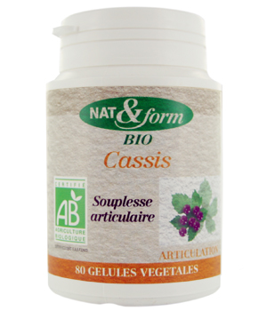 Nat et Form - Cassis 80 gélules 240mg